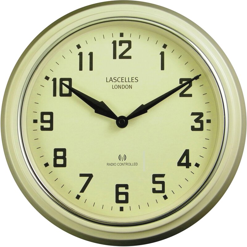 Roger Lascelles Clocks Radio Controlled 30cm Wall Clock Wayfair.co.uk